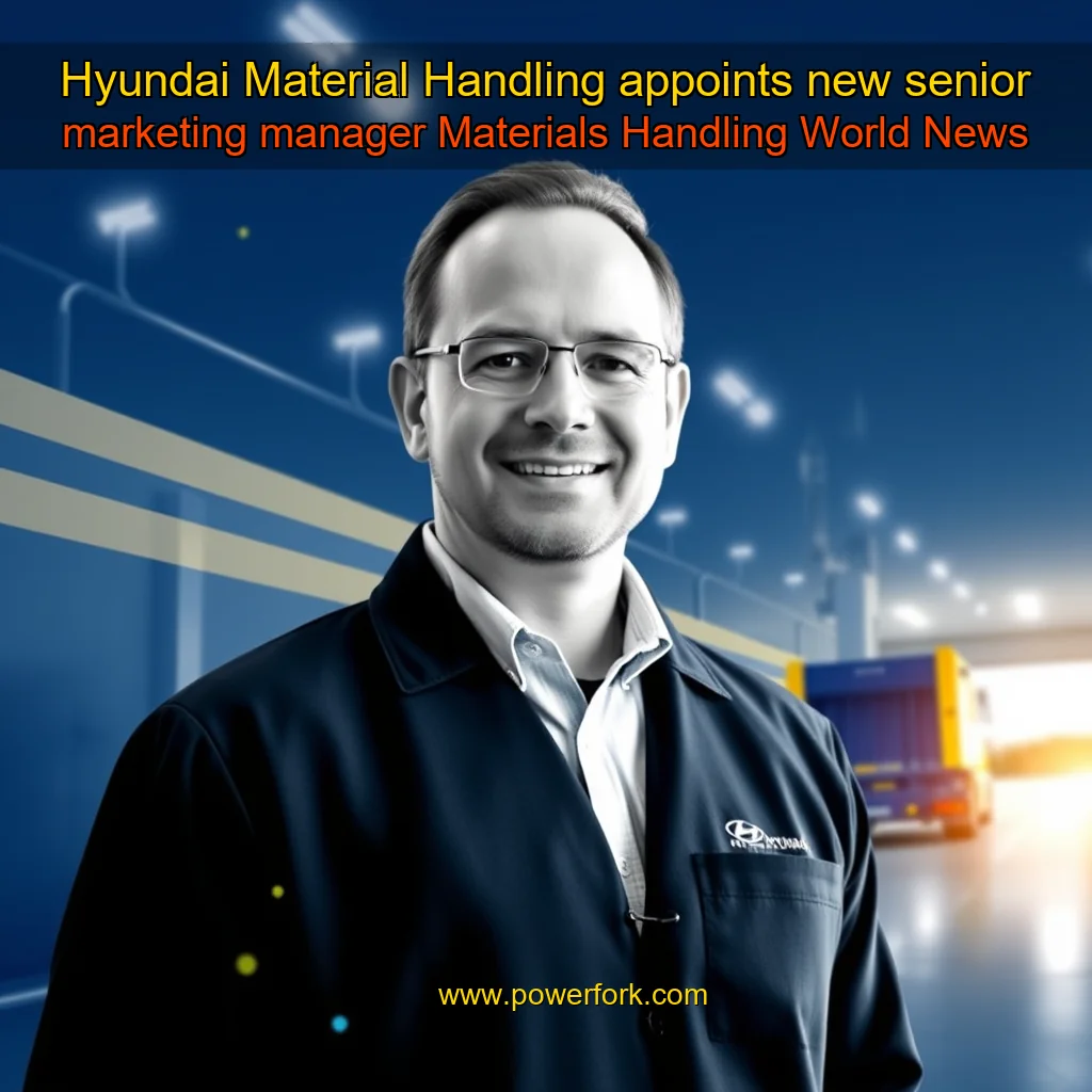 You are currently viewing Hyundai Material Handling appoints new senior marketing manager  Materials Handling World News