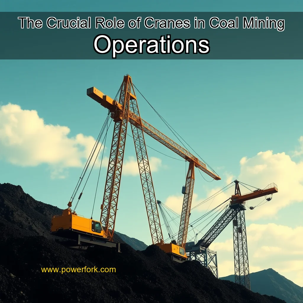 You are currently viewing The Crucial Role of Cranes in Coal Mining Operations