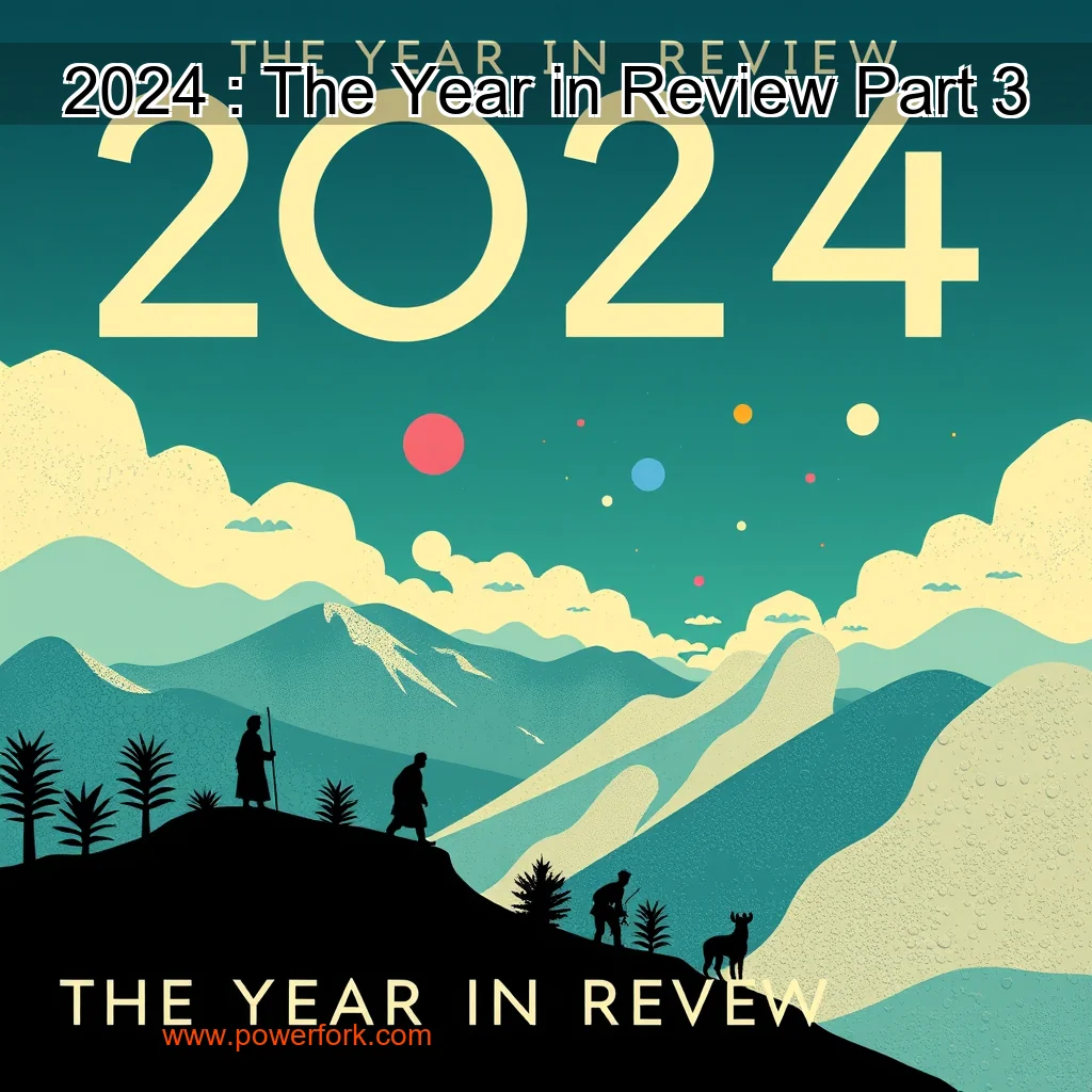 Artistic representation for 2024 : The Year in Review Part 3