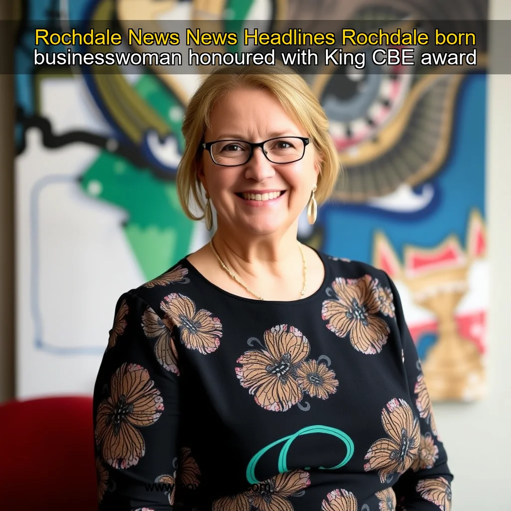 Artistic representation for Rochdale News News Headlines Rochdale born businesswoman honoured with King CBE award