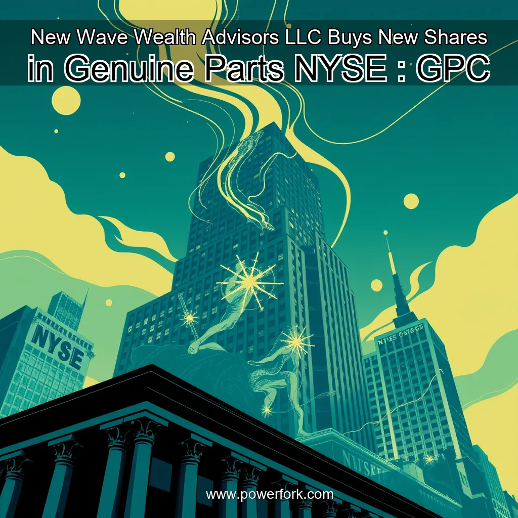 Read more about the article New Wave Wealth Advisors LLC Buys New Shares in Genuine Parts  NYSE : GPC