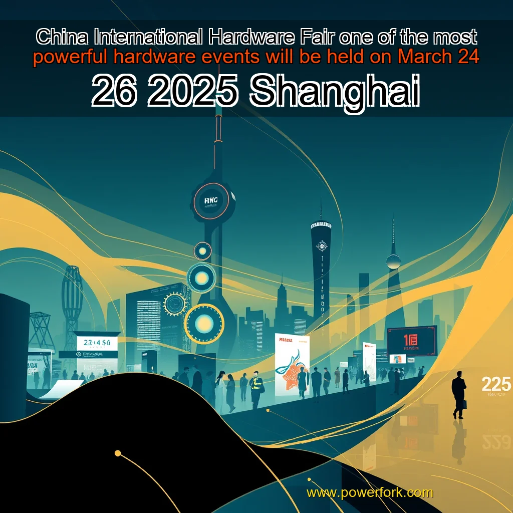 Read more about the article China International Hardware Fair  one of the most powerful hardware events  will be held on March 24  26  2025  Shanghai