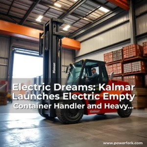 Read more about the article Electric Dreams: Kalmar Launches Electric Empty Container Handler and Heavy Forklift at Shanghai Factory