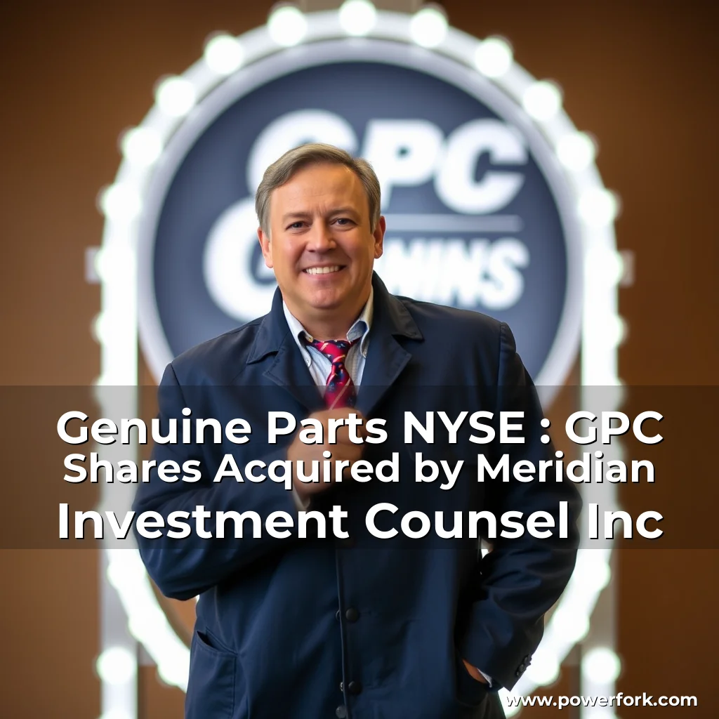 Read more about the article Genuine Parts  NYSE : GPC  Shares Acquired by Meridian Investment Counsel Inc