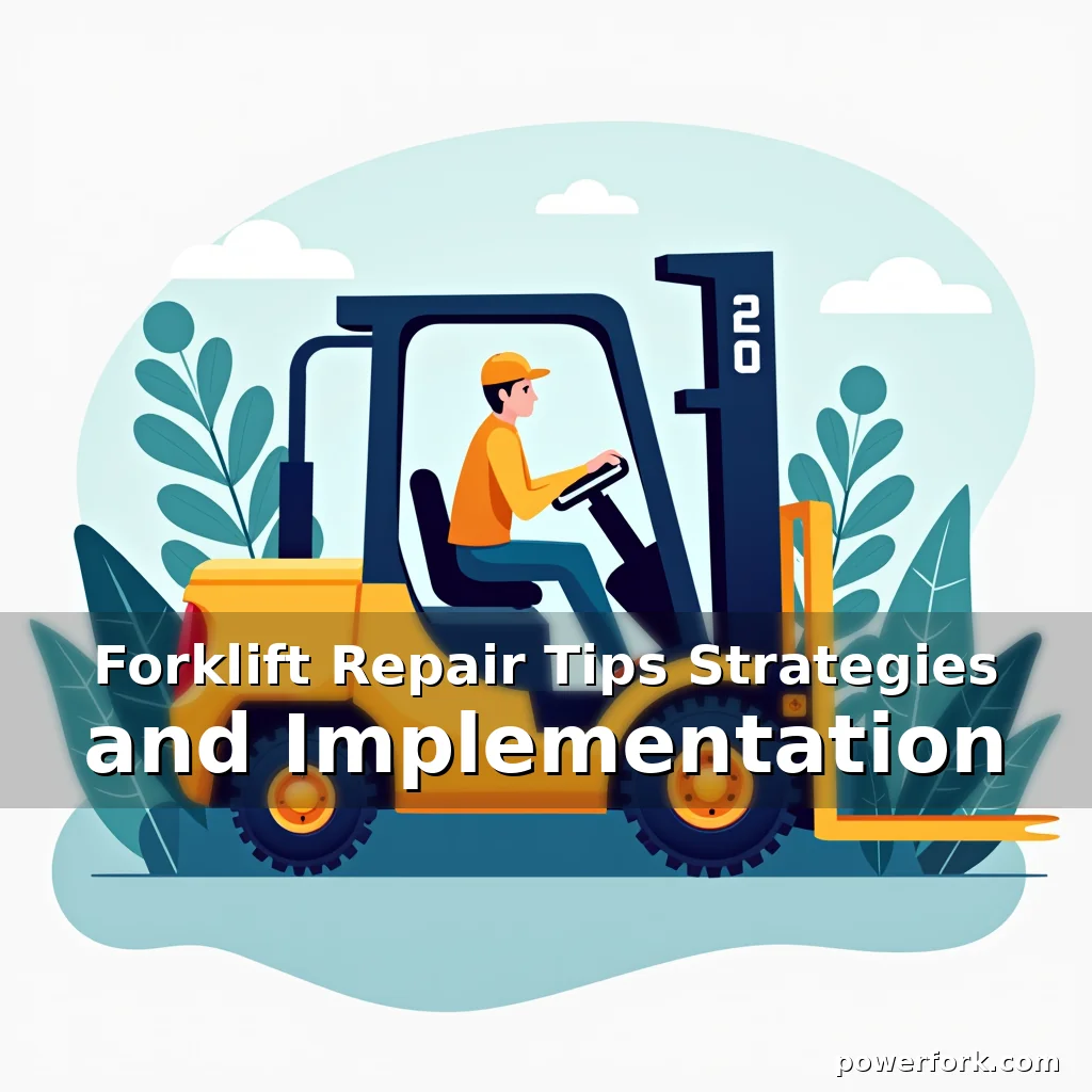 Read more about the article Forklift Repair Tips Strategies and Implementation