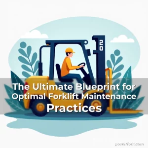 Artistic representation for The Ultimate Blueprint for Optimal Forklift Maintenance Practices