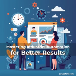 Artistic representation for Mastering Industrial Automation for Better Results