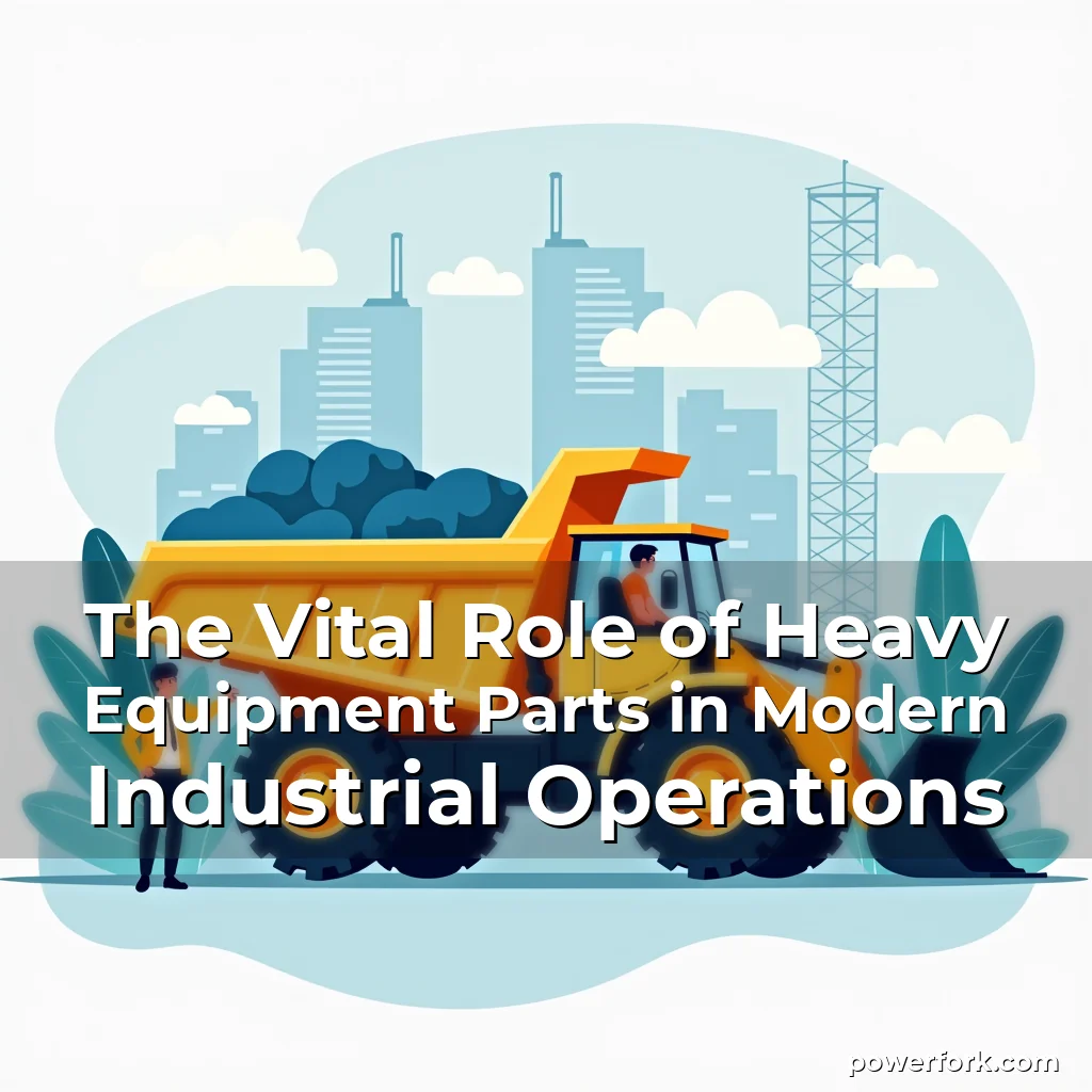 Read more about the article The Vital Role of Heavy Equipment Parts in Modern Industrial Operations