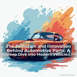 Read more about the article The Evolution and Innovation Behind Automotive Parts: A Deep Dive into Modern Vehicle Components